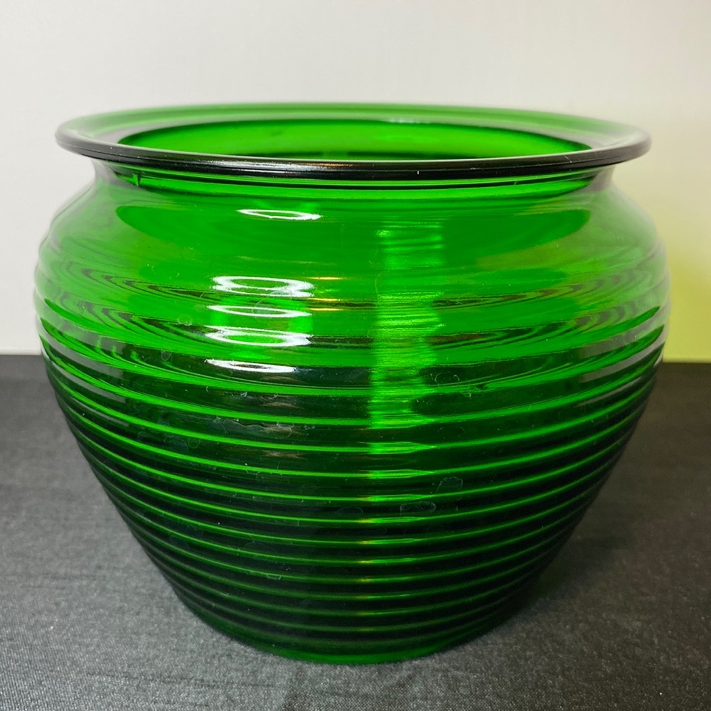 National Potteries Emerald Green Vase